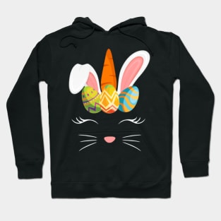 Unicorn Easter TShirt Girl Easter Bunny Bunnicorn Hoodie